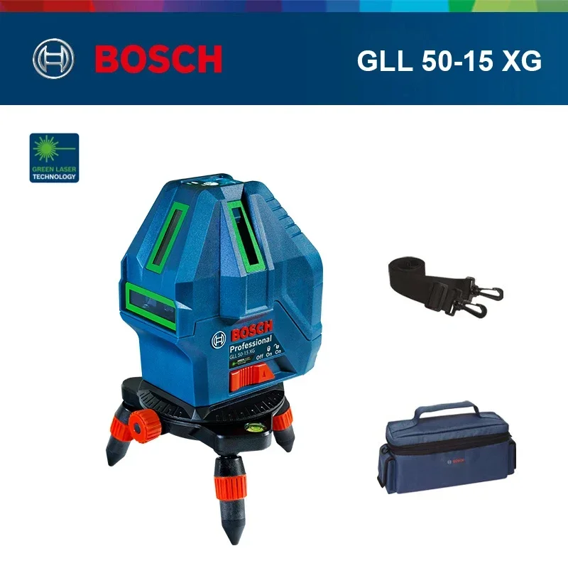 Level Laser Line - Bosch GLL 50-15 XG Green Laser
