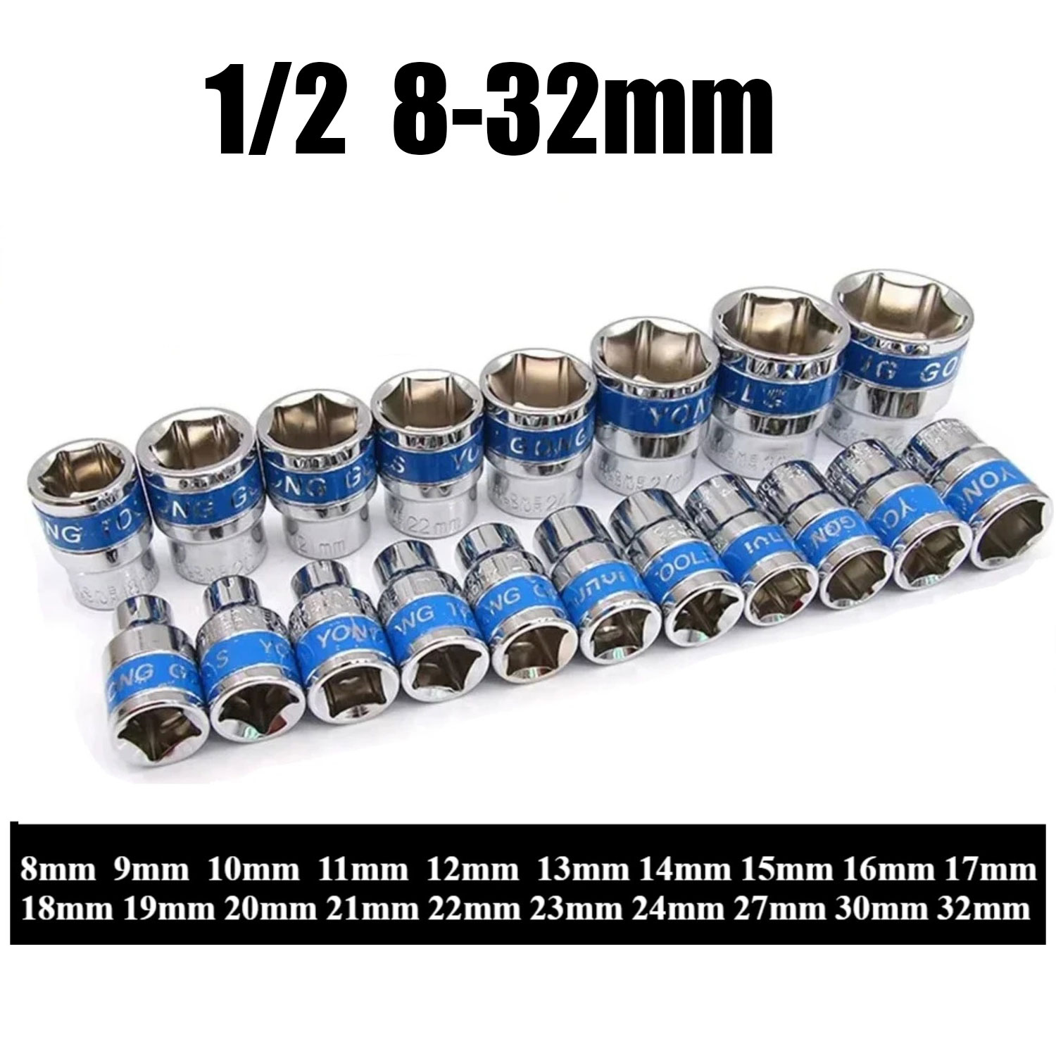 Home Improvement Tim Allen - 8-32mm 1/2 Inch Hex Metric Short