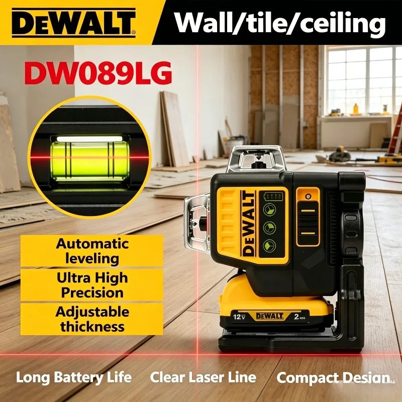 Dewalt DW089LG Laser Level Deg - Level Laser Line 评论和价格