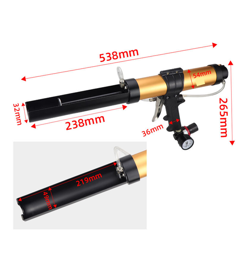 310ml Capacity AIR CARTRIDGE D - Caulking Gun Dispensing 评论和价格