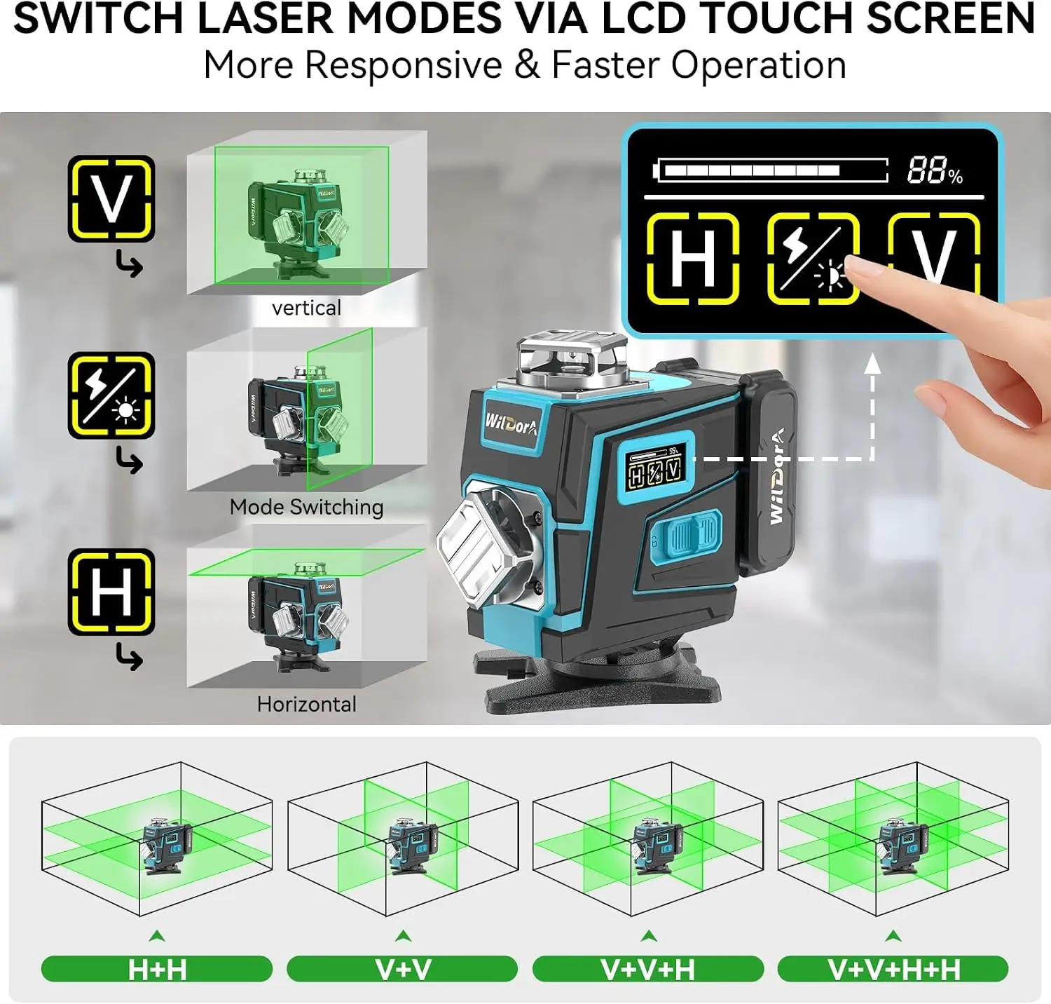 Laser Level with Tripod, 4x360 - Level Laser Line 评论和价格