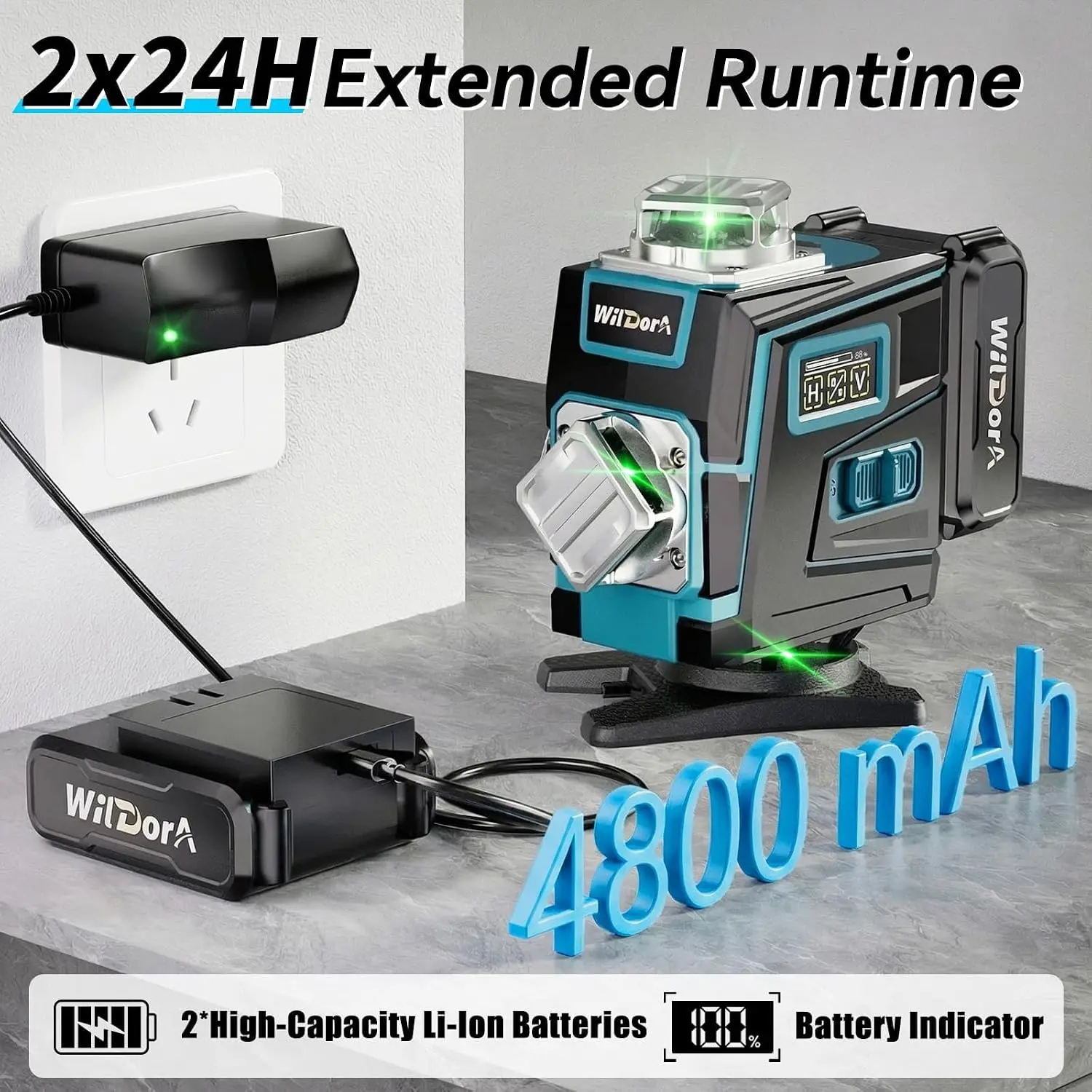 Laser Level with Tripod, 4x360 - Level Laser Line 评论和价格