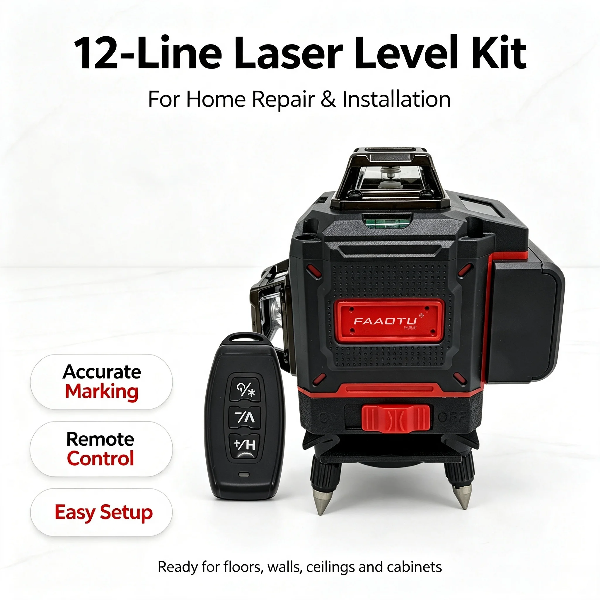 FAAOTU Digital 360-Degree Cros - Level Laser Line 评论和价格